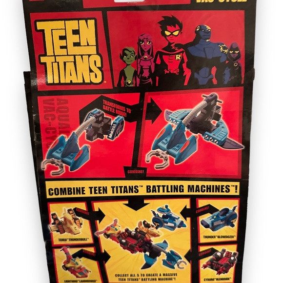 Teen Titans Aqualad Vac-Cycle Action Figure and Vehicle DC Comics 2004 Toy RARE - Picture 5 of 7